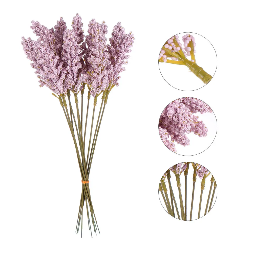 12 шт. простые свежие стебли пшеницы букет цветов сделай сам свадебные Композиции