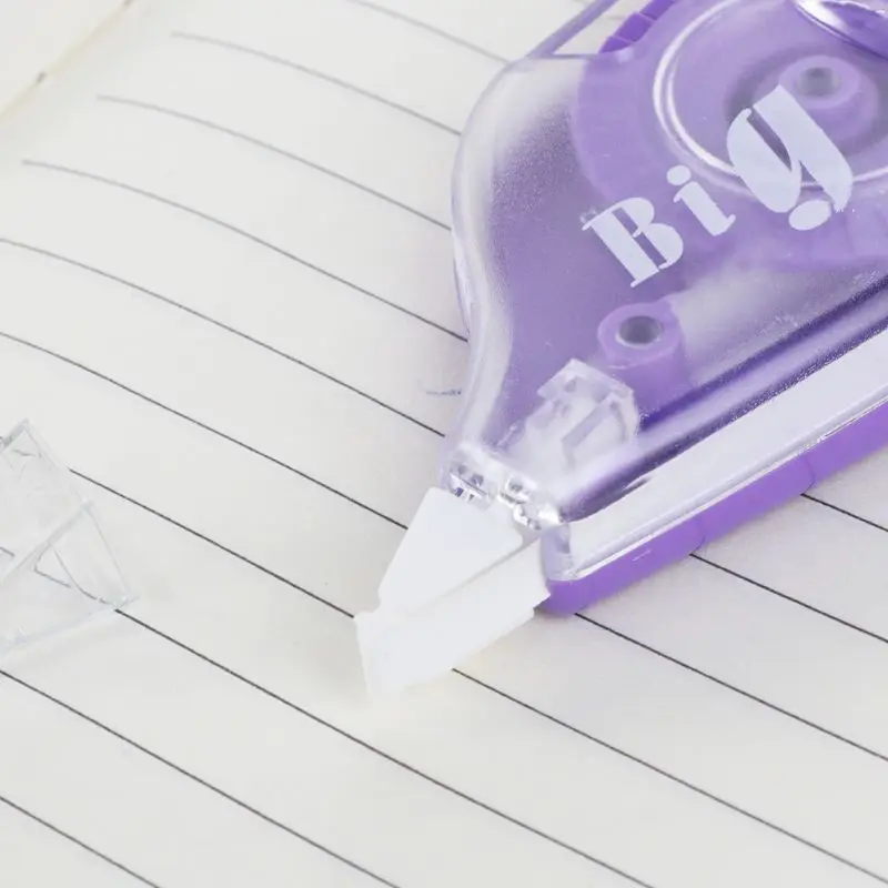 

6pcs/set Practical Correction Tape Roller 12m Long Large Capacity White Sticker Study Stationery School Supplies Office Tool
