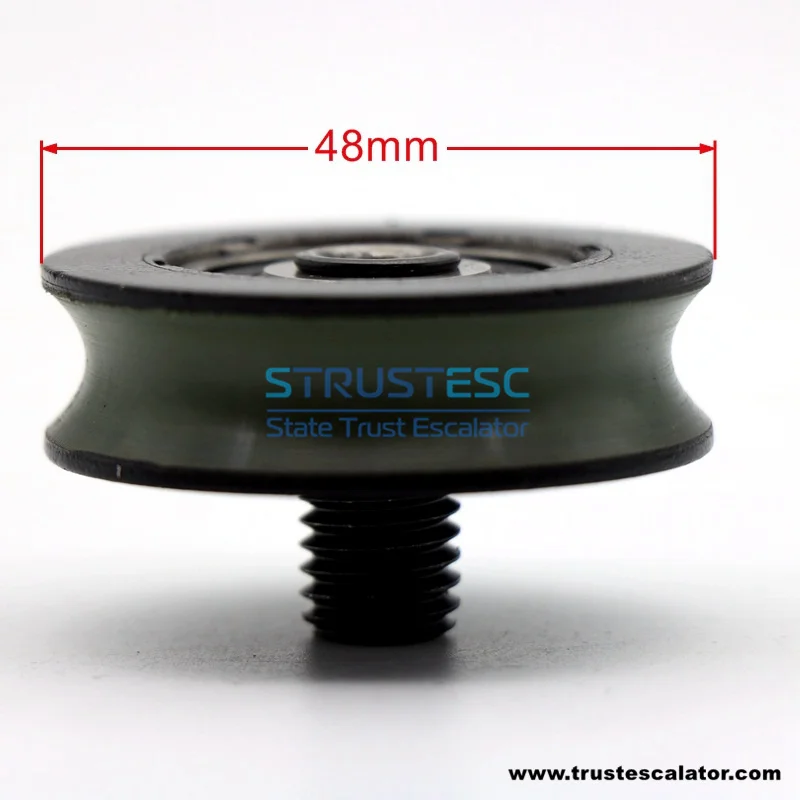 Подшипник od48 мм W14 6200 48*14*6200 Подвеска для двери лифта роликовая ось диаметром 12