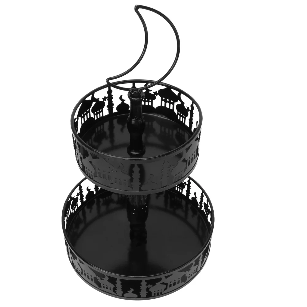 

1Pc Delicate Dessert Holder Festival Cake Rack Ironwork Wedding Candy Shelf