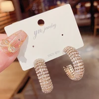 2021 fashion vintage geometric alloy hoop earrings statement womens multilayer circle metal drop earrings jewelry accessories