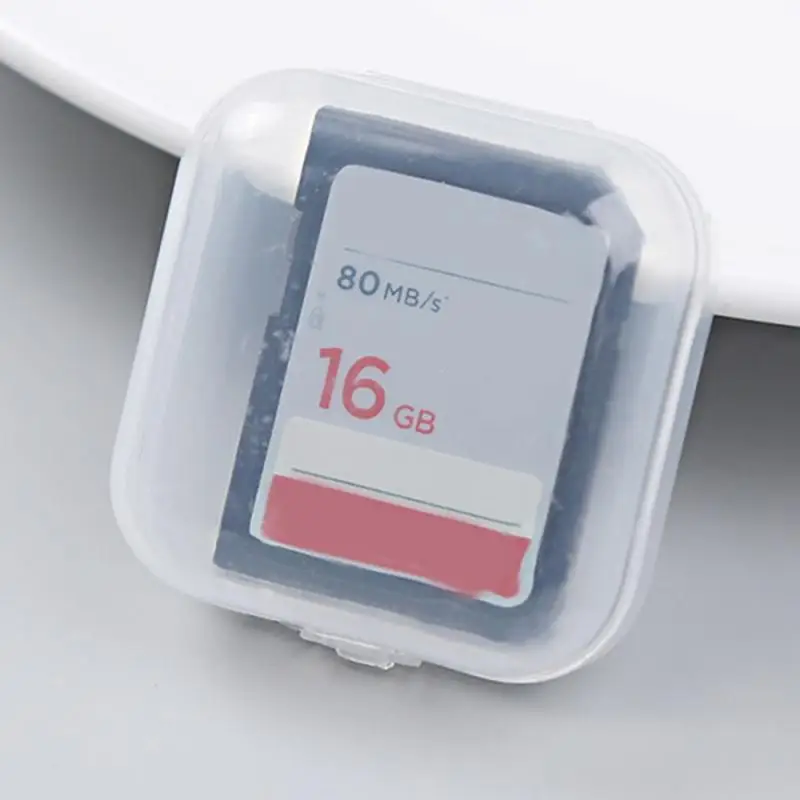 10 шт./лот мини небольшой портативный пластиковый прозрачный ящик для хранения