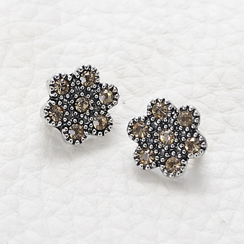 Бусины-разделители для браслетов и украшений с имитацией родиевого кристалла |