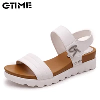 summer gladiator sandals women aged leather flat fashion women shoes casual occasions comfortable the female sandals sjpae 292