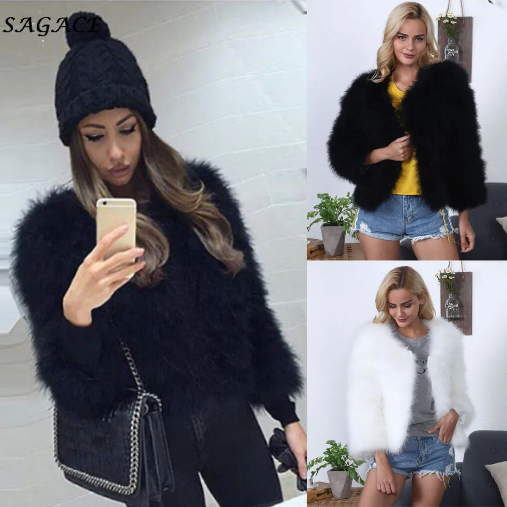 Женская теплая меховая куртка Xmax однотонная Мягкая Повседневная с искусственным