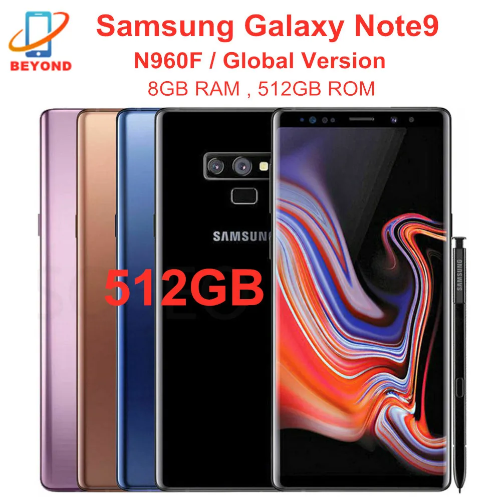 Samsung Galaxy Note9 Note 9 N960F 512 ГБ ROM мобильный телефон 8 Гб оперативной памяти Octa Core 6 4