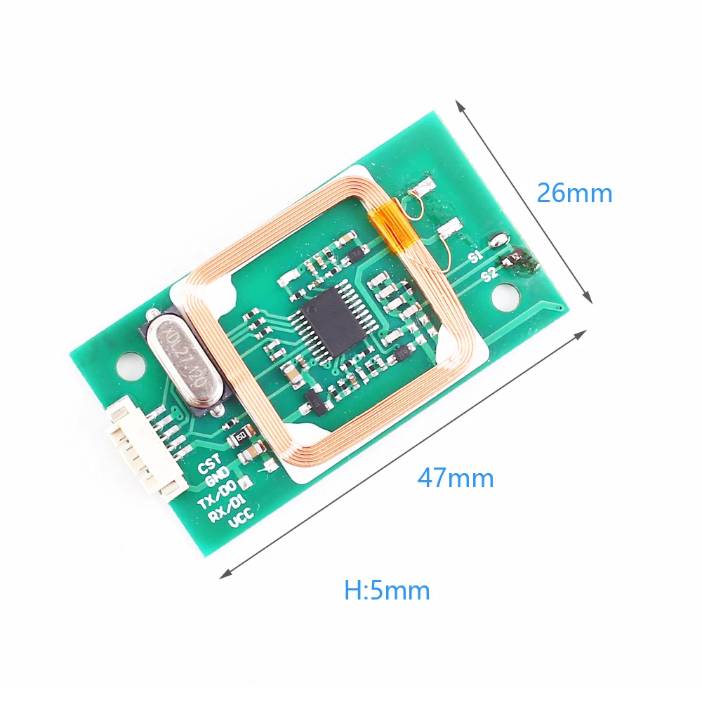 Модуль беспроводного Считывателя RFID 13 56 МГц 125 кГц двухчастотный Wiegand WG26 WG34/UART ID IC