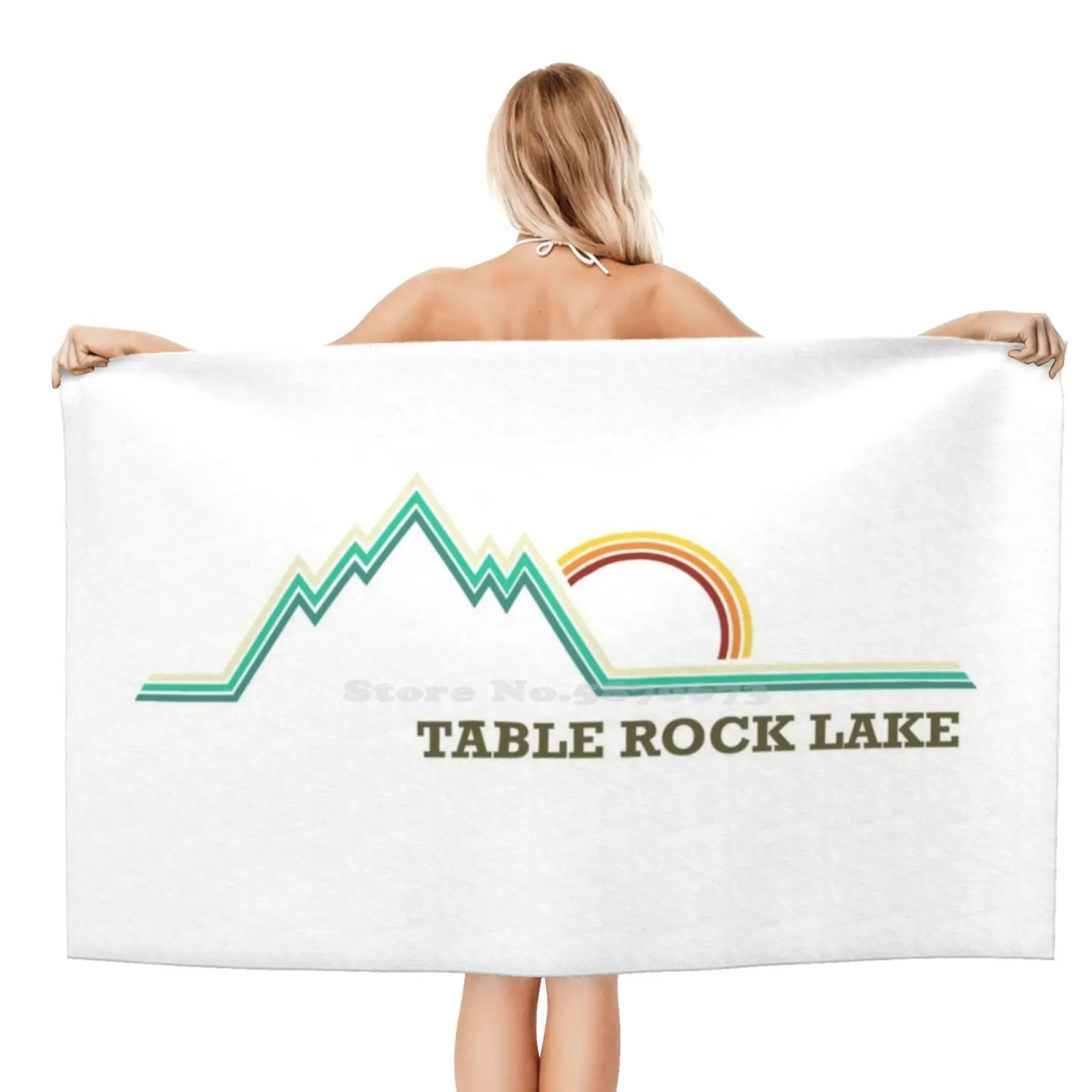 Винтажные быстросохнущие пляжные полотенца для отпуска в стиле ретро с