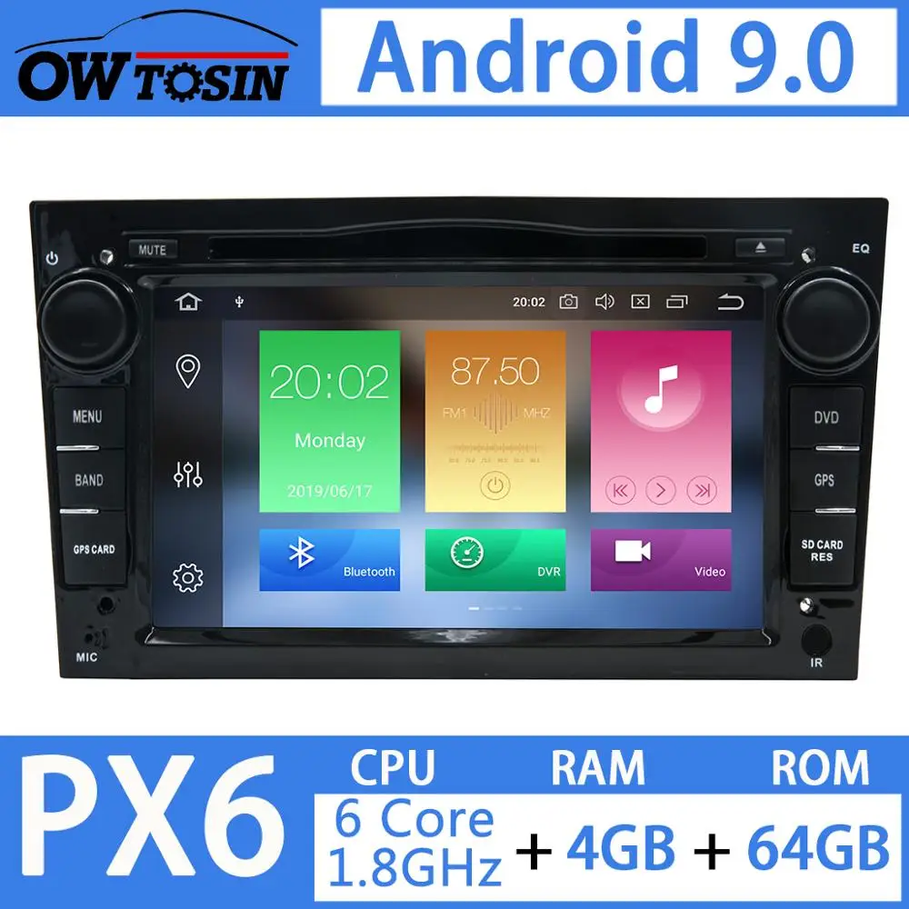 7 &quotAndroid 9 0 4G + 64G Автомобильный мультимедийный плеер для Opel Antara Astra H G Combo Corsa Zafira B