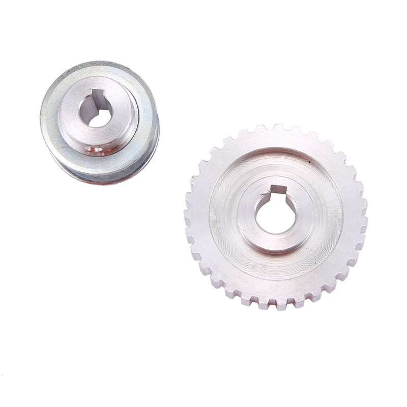 

Big deal 2Pcs Metal Synchronous Pulley Gear Motor Belt Gear Drive Wheel Gear S/N Cj0618 Mini Lathe Gears , Metal Cutting Machine