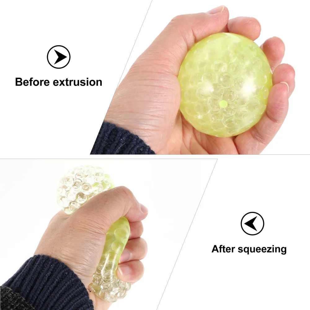 

6pcs Glow Balls Wall Sticky Stress Relief Toys for Kids and Adults