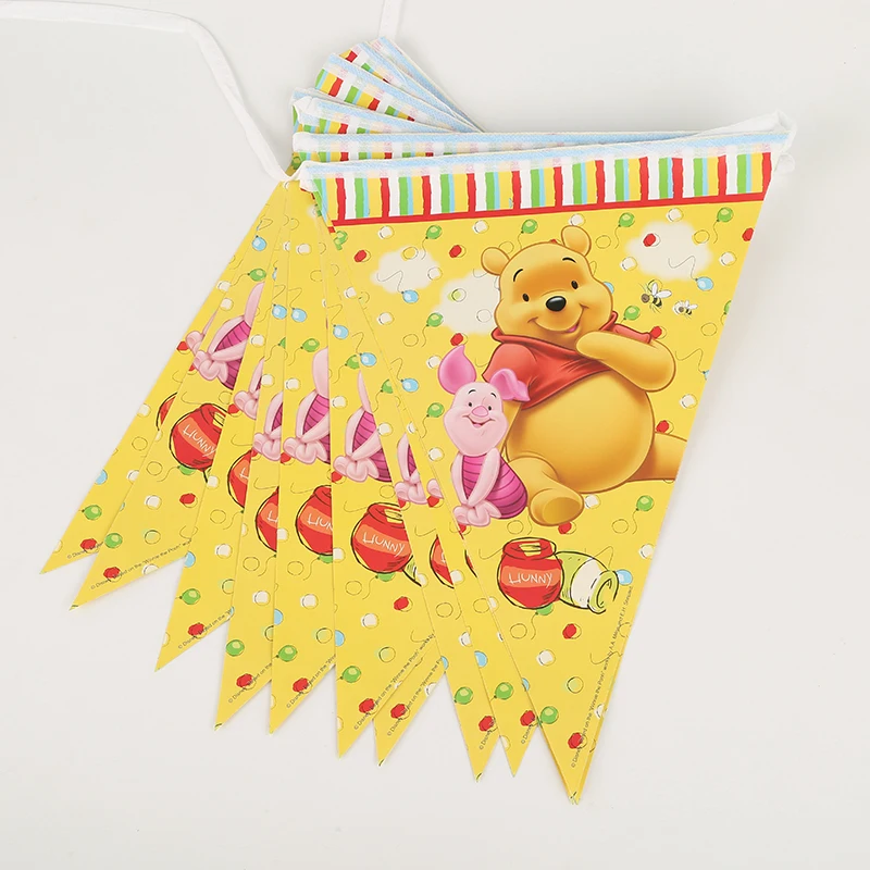 93 шт./лот Дисней Винни Пух тематическая одноразовая посуда для вечерние кружка