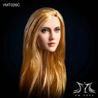 ymtoys ymt026c 16 scale planted blond hair beautiful girl anna head sculpture fit 12 female action figure body