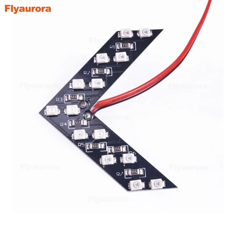 Универсальная автомобильная светодиодная панель со стрелками 2 светодиодный т. 14