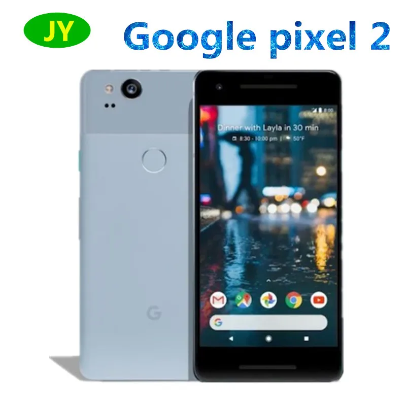 Оригинальный EU версия Google Pixel 2 128GB Смартфон Snapdragon 835 Octa Core 4 ГБ 64 функция отпечатков