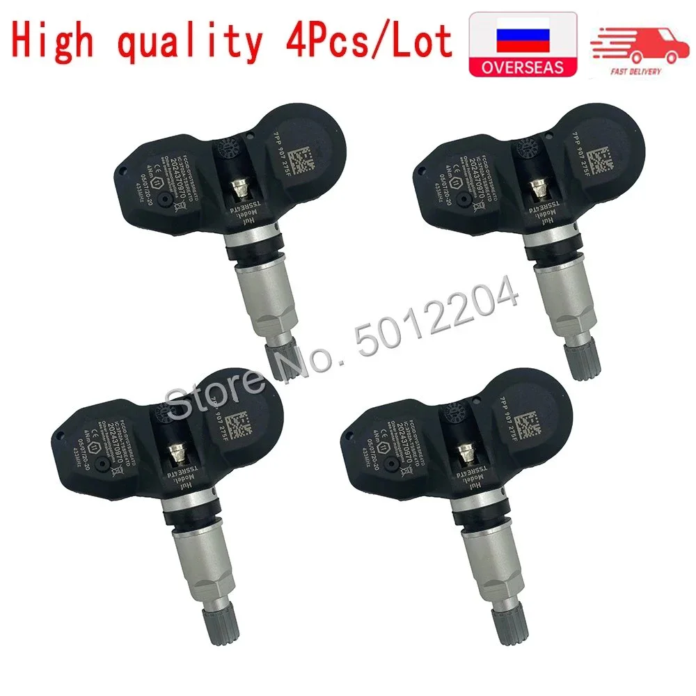 Система контроля давления в шинах 7PP907275F, TPMS, для Audi A4, A6, Allroad, A8, Q7, R8, RS4, RS7, S4, S6, S8, 2000-2018, 433 МГц, 7P0907275