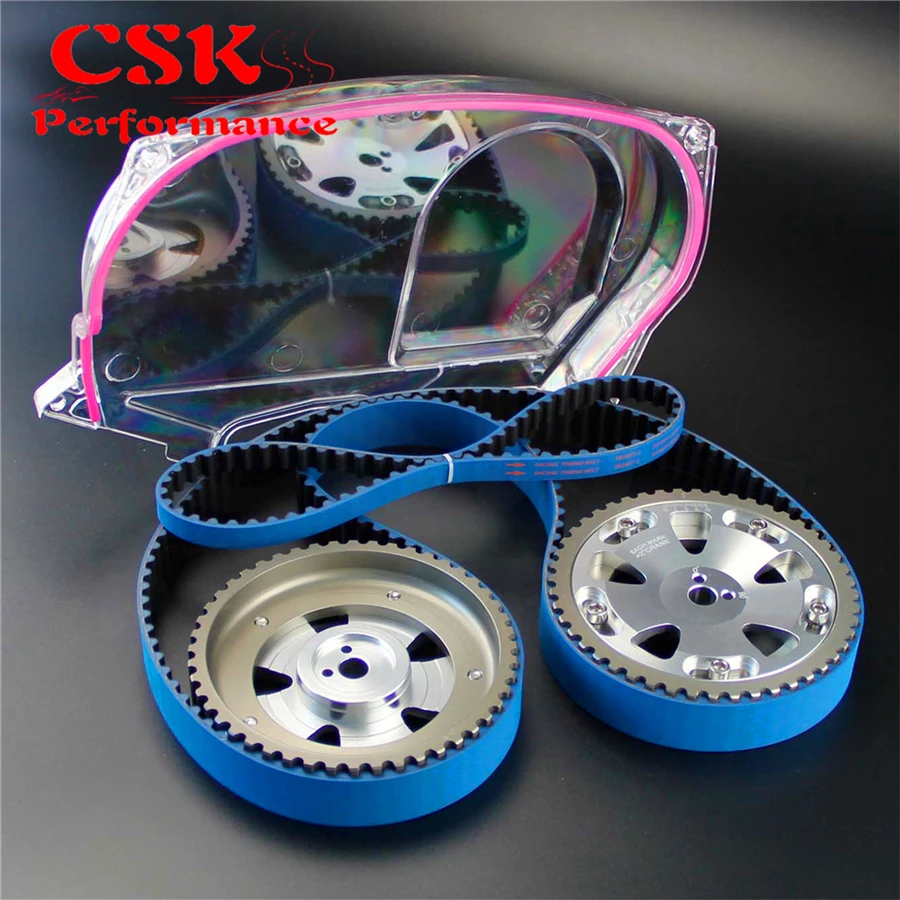 Ремень ГРМ с балансировкой + шестеренка для камеры Штатив Lancer EVO 9 IX 4G63|clear cam cover|cam