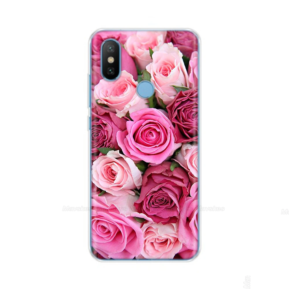 Silicone Cover for Xiaomi MI A2 LITE Case Full Protection Soft Tpu Back Cover Phone Cases for Xiomi MI A2 Lite 6X Bumper Coque