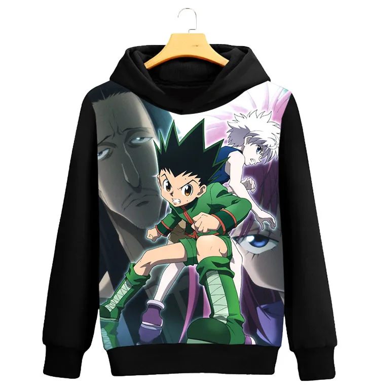 HUNTERXHUNTER GON · FREECSS Killua Zoldyck маскарадные костюмы для мальчиков толстовка с