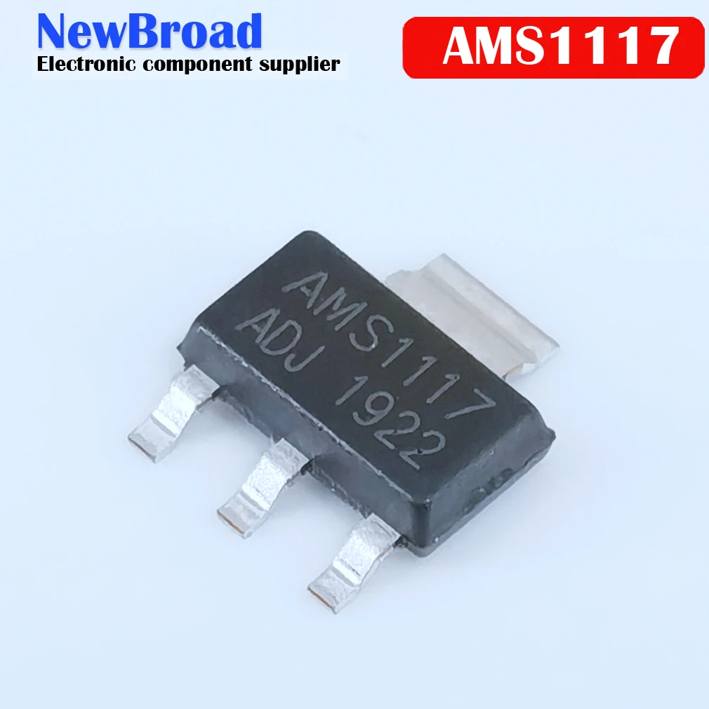Регулятор напряжения LM1117 10 шт. IC REG LIN AMS1117 1 2 в 5 8 В 3 ADJ SOT223 1117 | Электронные