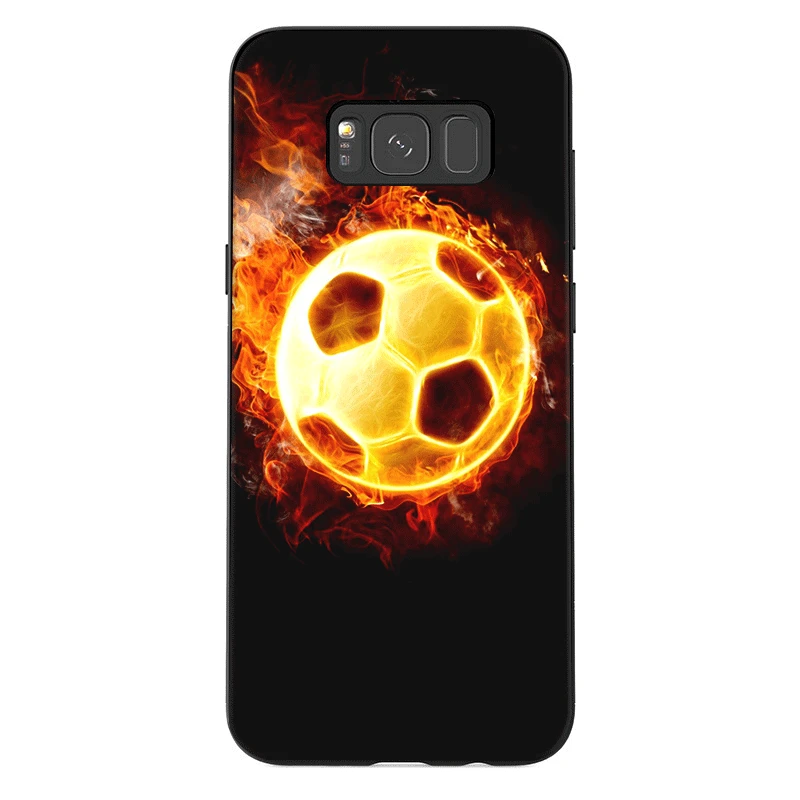 Чехол для телефона samsung M10 M20 M30 M40 S6 S7 край S9 S8 S10 S10E Plus Note 8 9 10 Футбол милый |