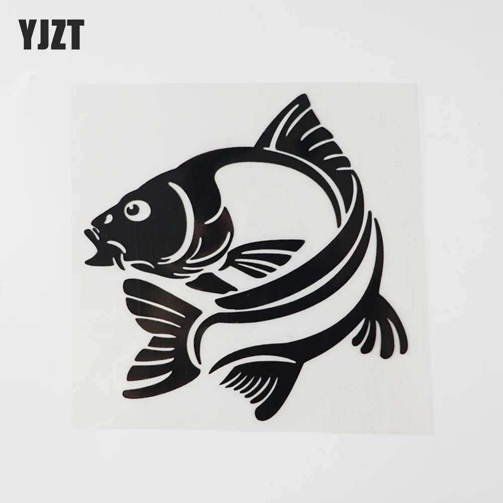 

YJZT 14.5CM×14.4CM Personality Marine Animals Decal Fish Vinyl Car Stickers 13D-1091