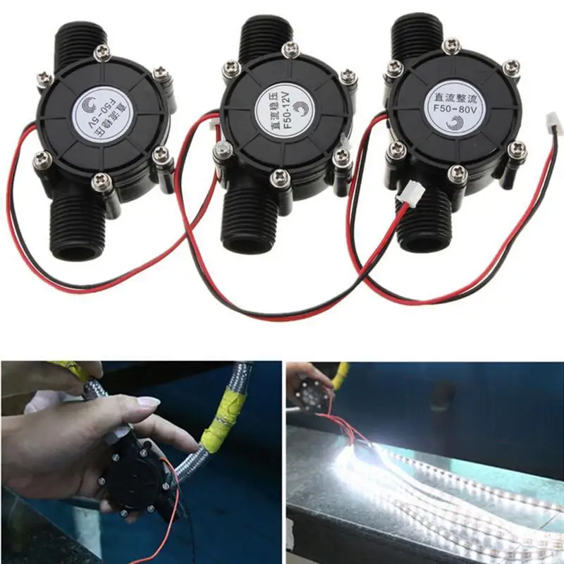 Новый микро гидрогенератор 10 Вт водная турбина генератор гидроэлектрический DIY