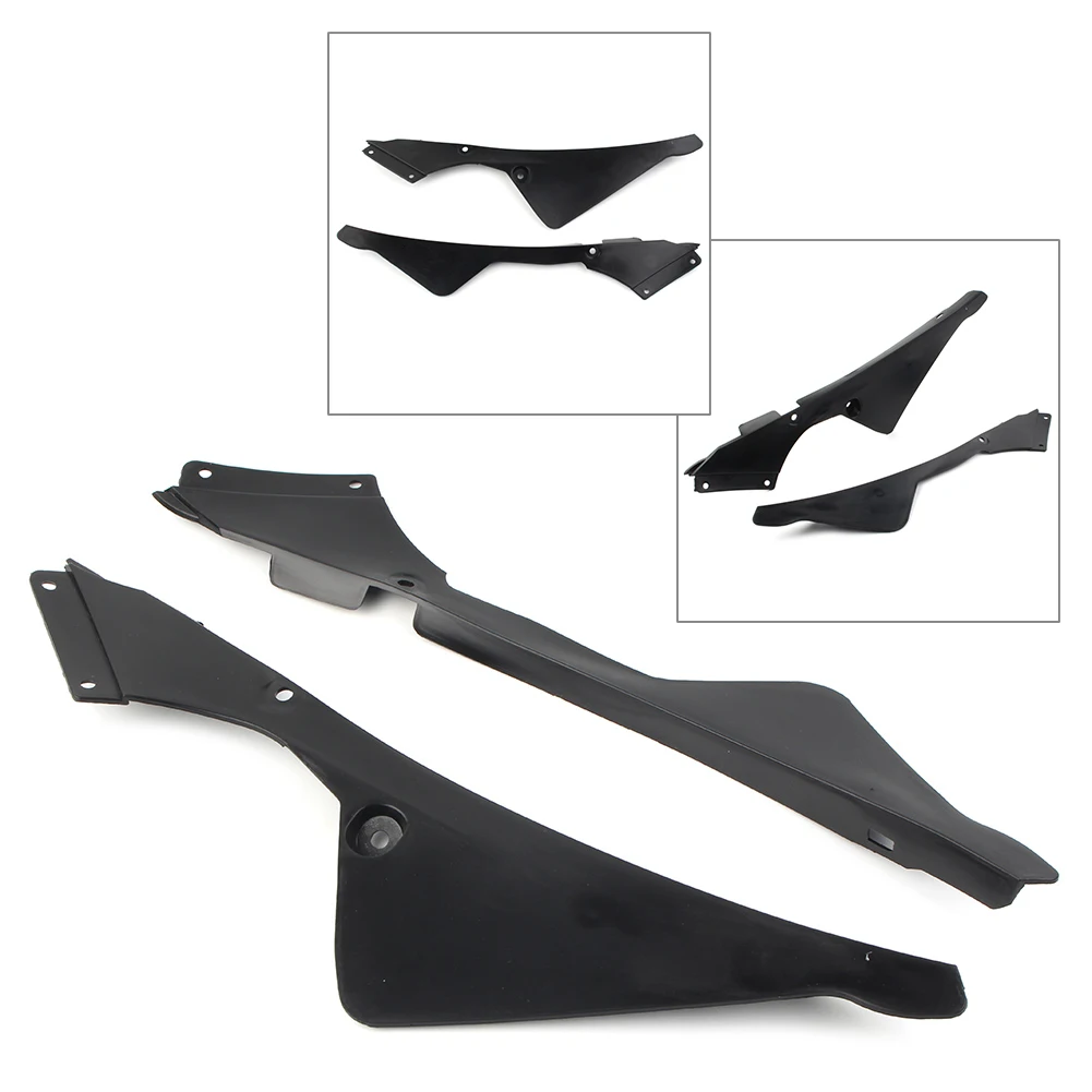 

2pcs Unpainted Black Motorbike Lower Inner Fairing Cover Guard for Yamaha YZF 600 R6 YZF-R6 2006 2007 ABS Motorcycle Accessories