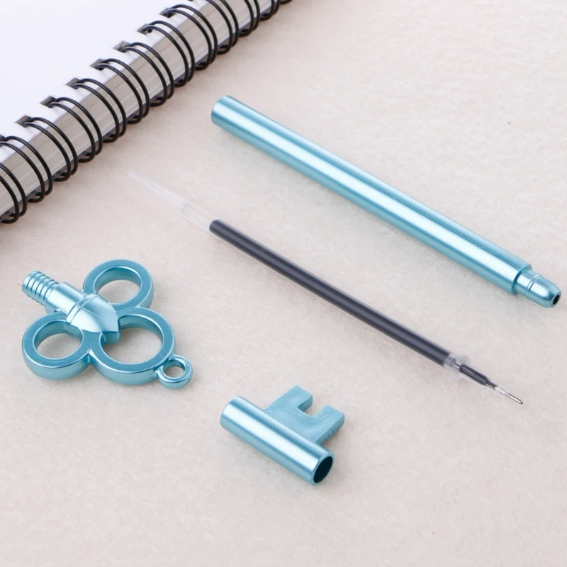 

W3JD Cute Key Shape Gel Pen with Refill Black Ink 0.38mm Stationery School Supplies