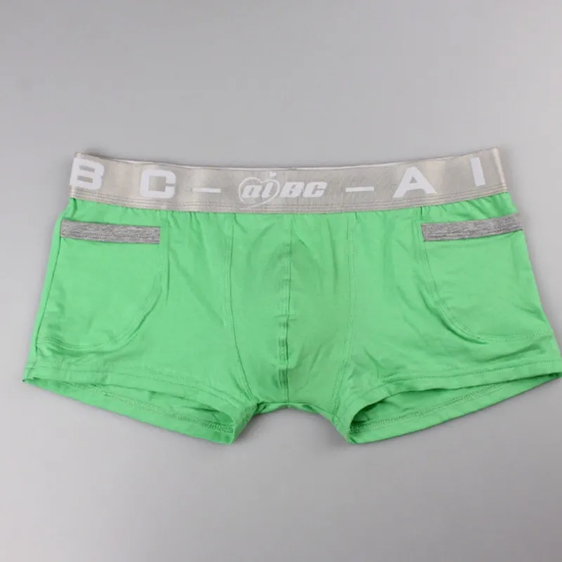 Боксеры мужские хлопковые с карманами сбоку пикантное нижнее белье мешочек для