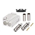 Адаптер для автомобильной радиоантенны Fakra B Code Witer9001 двойной разъем для обжима для коаксиального кабеля RG316 RG174 LMR100