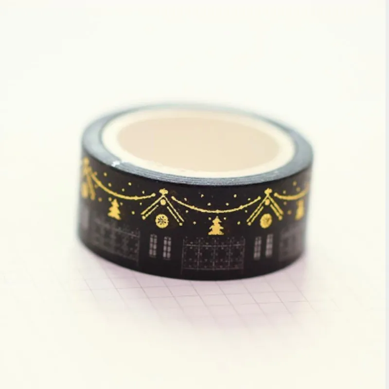 1 шт. черно белая текстурированная бумага васи лента Серебряная маленькая свежая