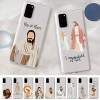 new faith christian religious jesus clear phone case for samsung a 10 20 30 50s 70 51 52 71 4g 12 31 21 31 s 20 21 plus ultra
