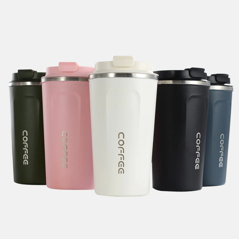 

380/510ML Double Stainless Steel Thickened Travel Cup For Gifts Thermos Flask Termo Cafe Thermos Water Bottle Coffee Mug