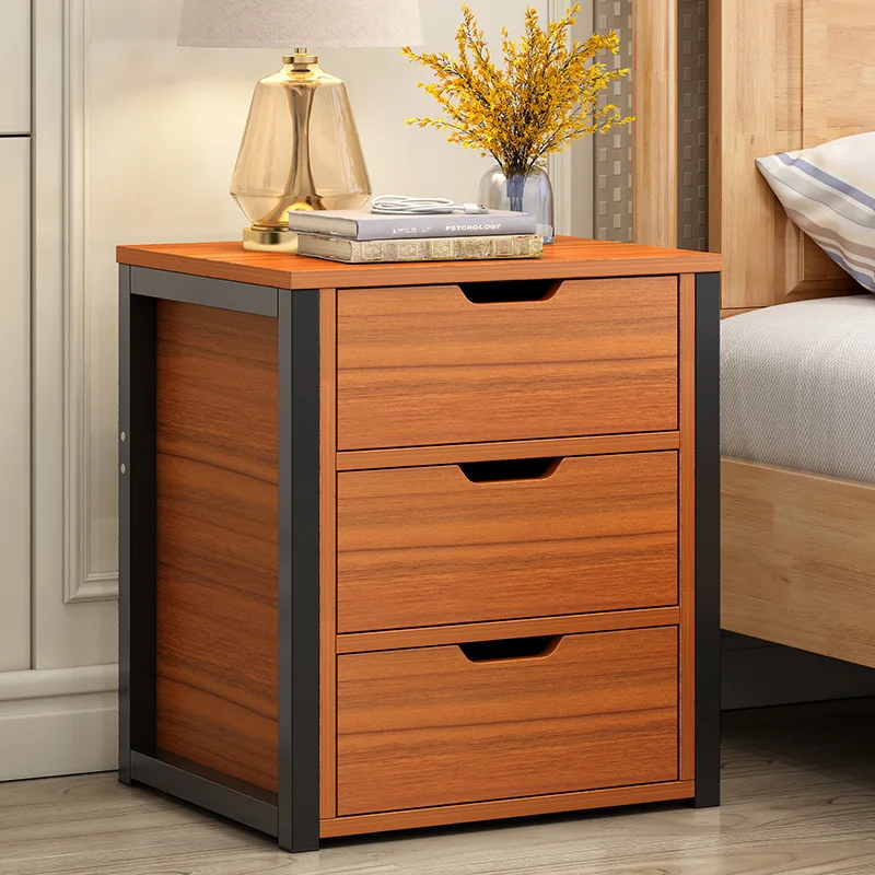 Простой прикроватный столик простой современный эконом шкафчик для хранения в