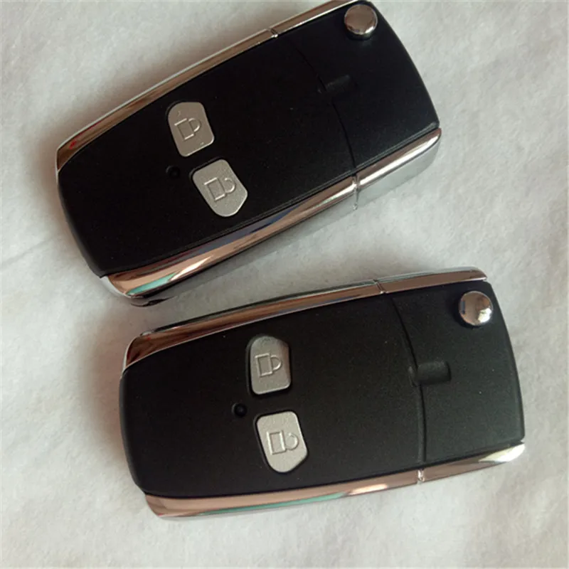 

DAKATU 2 Buttons Modified Flip Folding Remote Key Shell for Mitsubishi Lancer Car Key Blanks Case