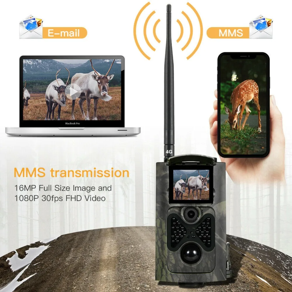SunTek 4G Trail камера IP65 фото ловушки 0 3 s охотничья ночное видение дикая Дикая для