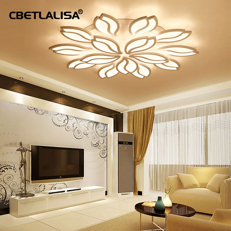 Простой современный светодиодный Люстра для гостиной спальни кухни лампы люстры