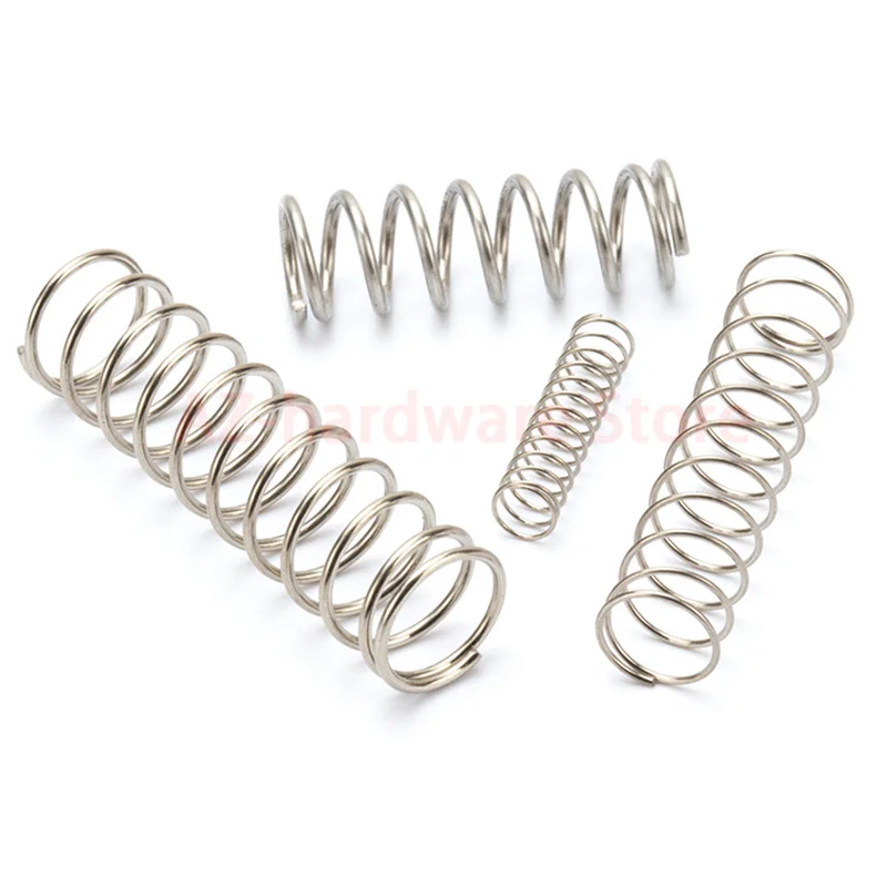 

304 stainless steel compression spring return spring steel Wire Diameter 1.8mm outside diameter 22mm pressure spring 5/10 Pcs