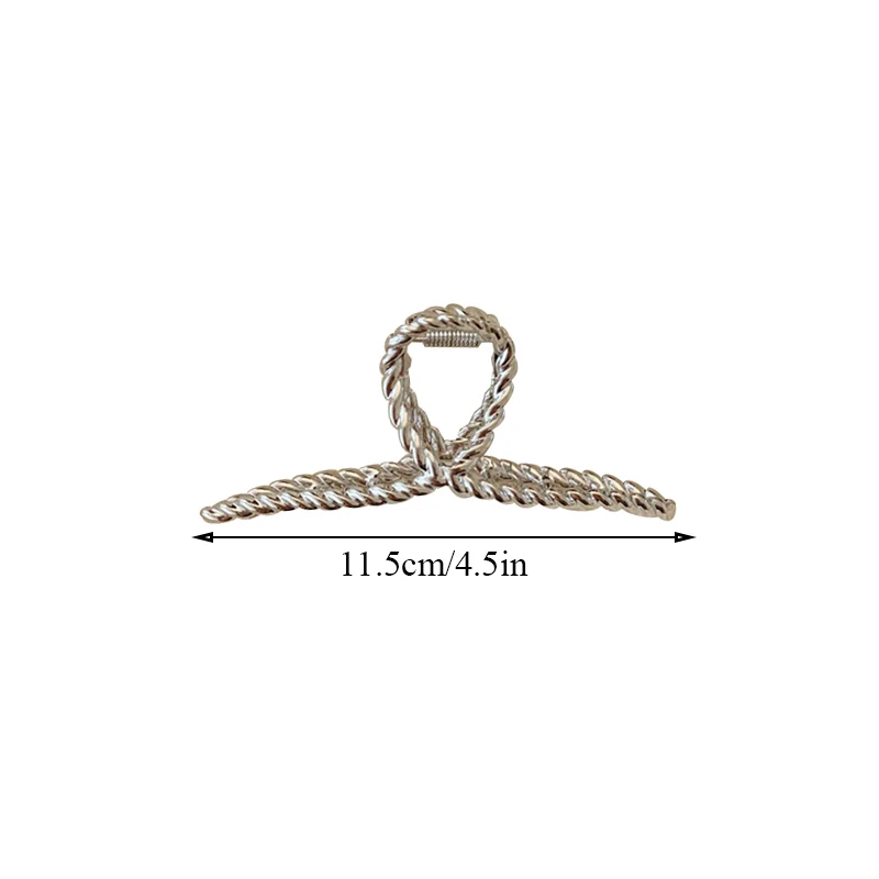 

Fashion Cross Hair Clip Geometric Barrettes Elegant Hair Accessories Women Girls Simple Hollow Out Hairpins Metal Hair Claws
