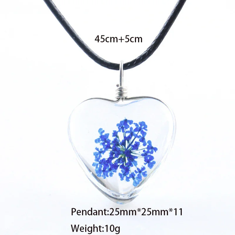 Очаровательное ожерелье женское с подвеской в форме сердца из четырех листьев