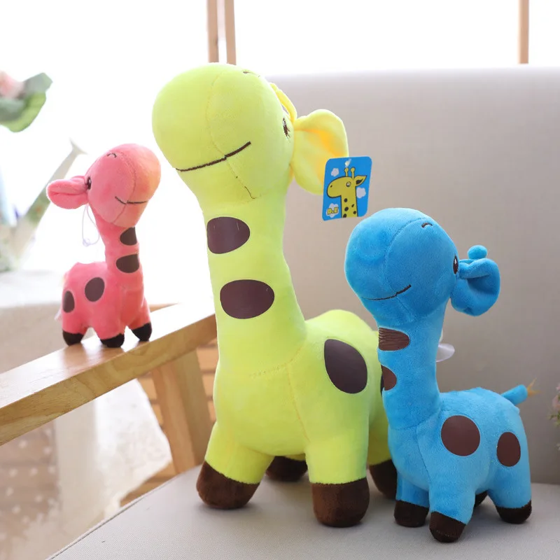 Милый подарок унисекс плюшевый жираф мягкая игрушка животное уважаемая кукла
