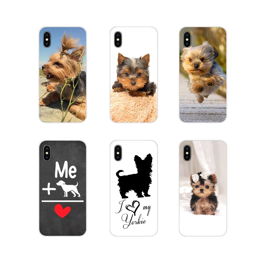 Для Apple iPhone X XR XS 11 12Pro MAX 4S 5C SE 2020 6S 7 8 Plus ipod 5 6 I Love My Dog Yorkie аксессуары чехлы для