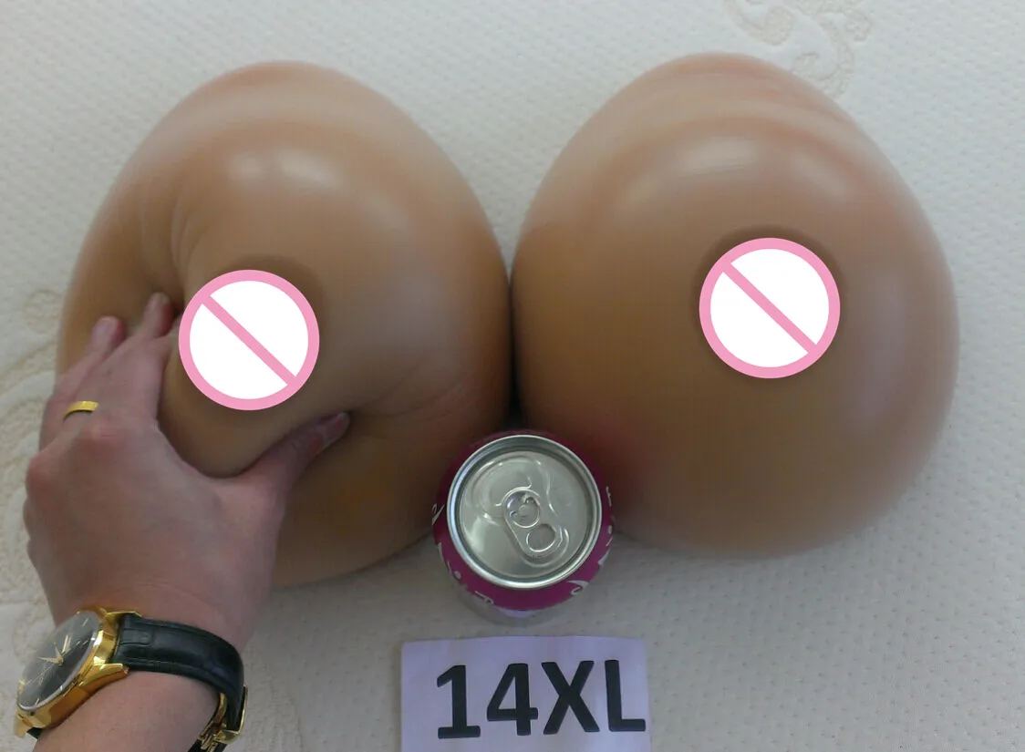 Silicone Breast Forms Soft Fake Boobs Crossdresser KK Cup Plus Size Strapless Bra Transgender Queen Transvestite Mastectomy Bra