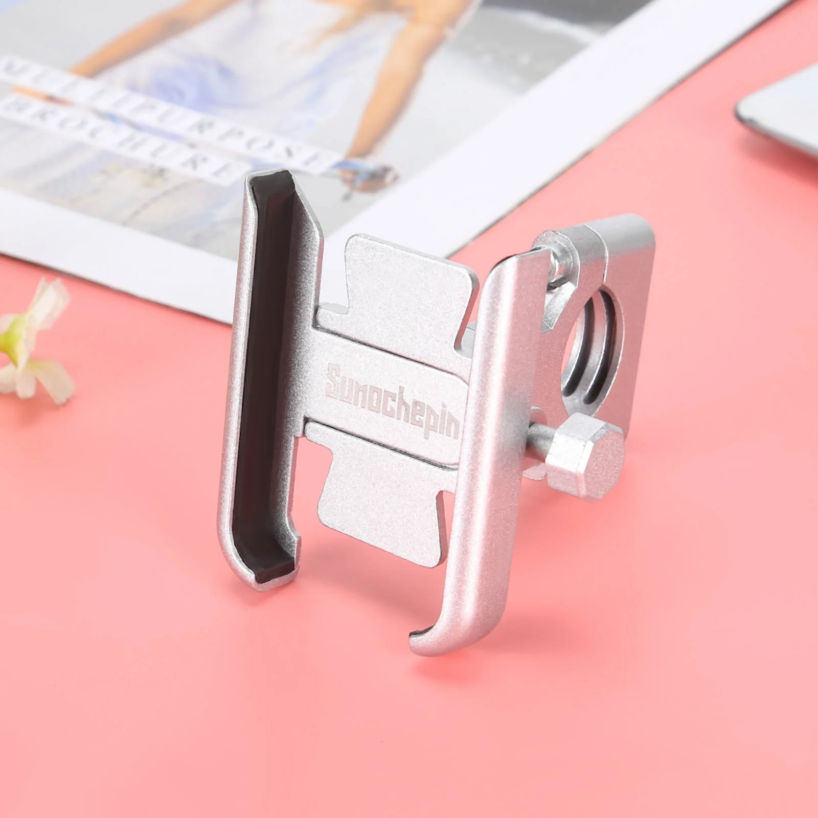 Держатель телефона для велосипеда алюминиевый с поворотом на 360 градусов |