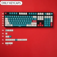 gmk deku keycaps profile pbt sublimation height 129 keys christmas color keycap for mx switch mechanical keyboard