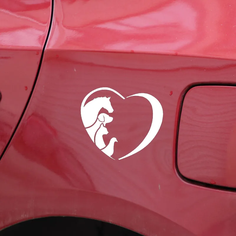 Модные наклейки на окна с животными для влюбленных собак и кошек ветеринар