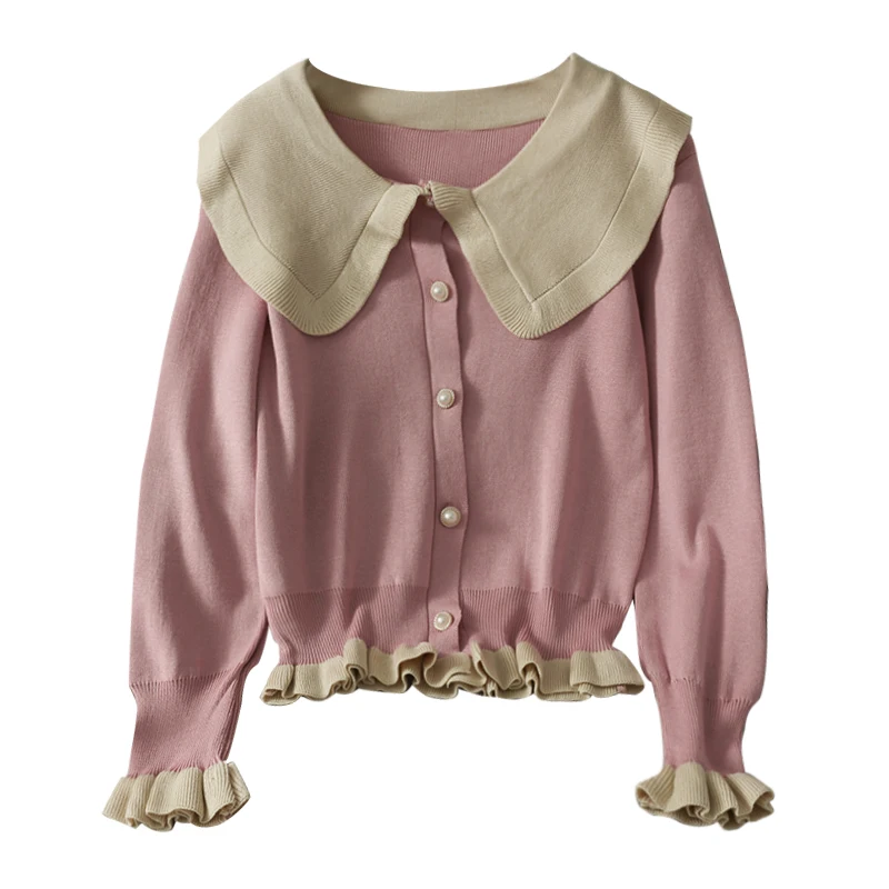 

Women Fashion Slim Bodycon Knitted Blouse Lady Sweet Casual Outdoor Top Girls Elegant Daily Basic Shirt