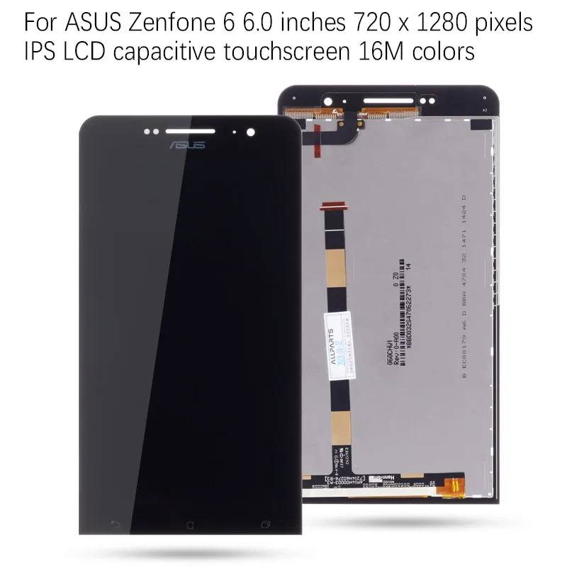 Оригинальный Для ASUS Zenfone 6 A600CG lcd кодирующий преобразователь сенсорного экрана в