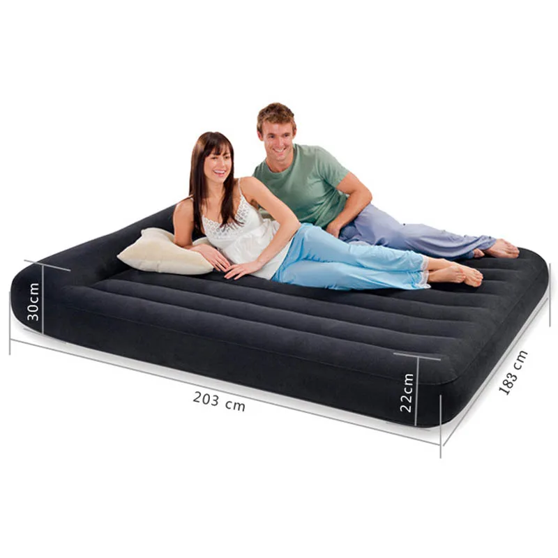 Новый двухслойный надувной матрас надувная кровать палатка подушка для кемпинга